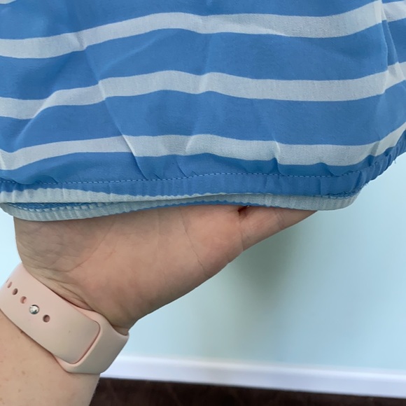 Medium, blue and whit striped halter style top. - Picture 3 of 3